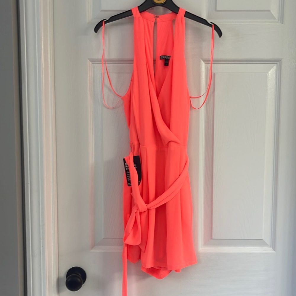 Hot pink Romper